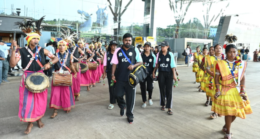 Chhattisgarh News - खेलो इंडिया ट्राइबल गेम्स 2026 रायपुर में 3000 जनजातीय खिलाड़ियों का भव्य स्वागत, 25 मार्च से 3 अप्रैल तक 7 खेलों का महाआयोजन