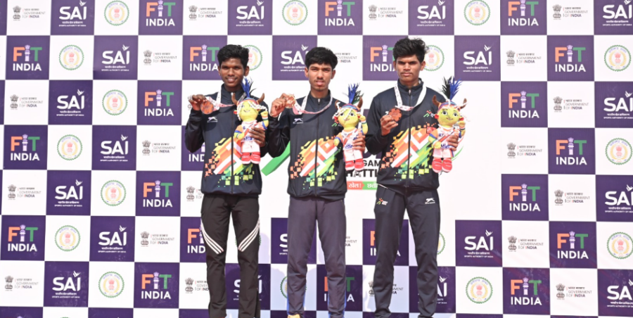 Raipur News – Nedi Ngi wins Gold in Women's 5000m at Khelo India Tribal Games 2026 held in Chhattisgarh