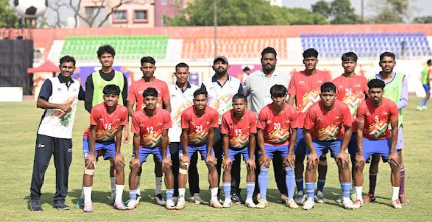 Narayanpur News - RK Mission Ashram Football Academy Abujhmaad Chhattisgarh Khelo India Tribal Games